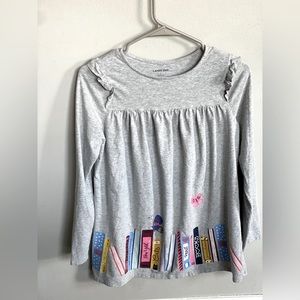 2/$15 Lands End Girls Long Sleeve Shirt size 14